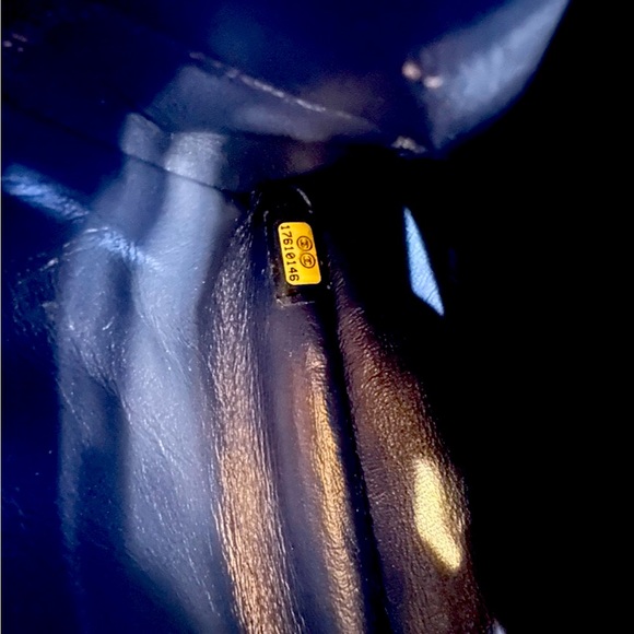 Chanel bag Chanel 2.55 shoulder bag in Blue quilted canvas - Picture 5 of 9